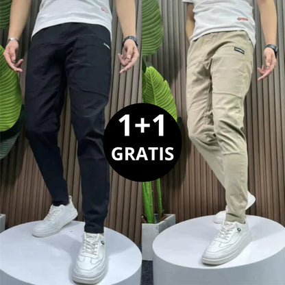 Miro - Pantaloni Cargo Elasticizzati 1+1 GRATIS