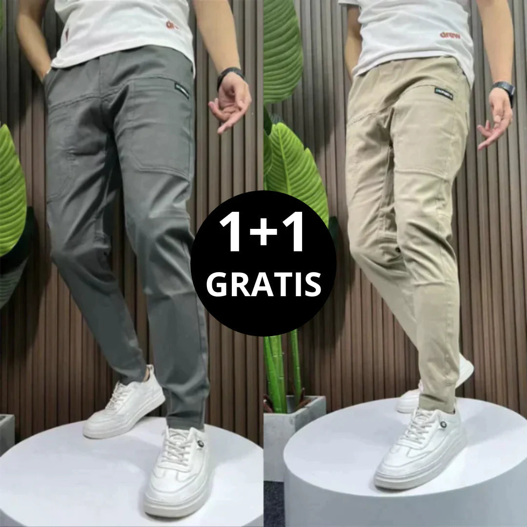 Miro - Pantaloni Cargo Elasticizzati 1+1 GRATIS