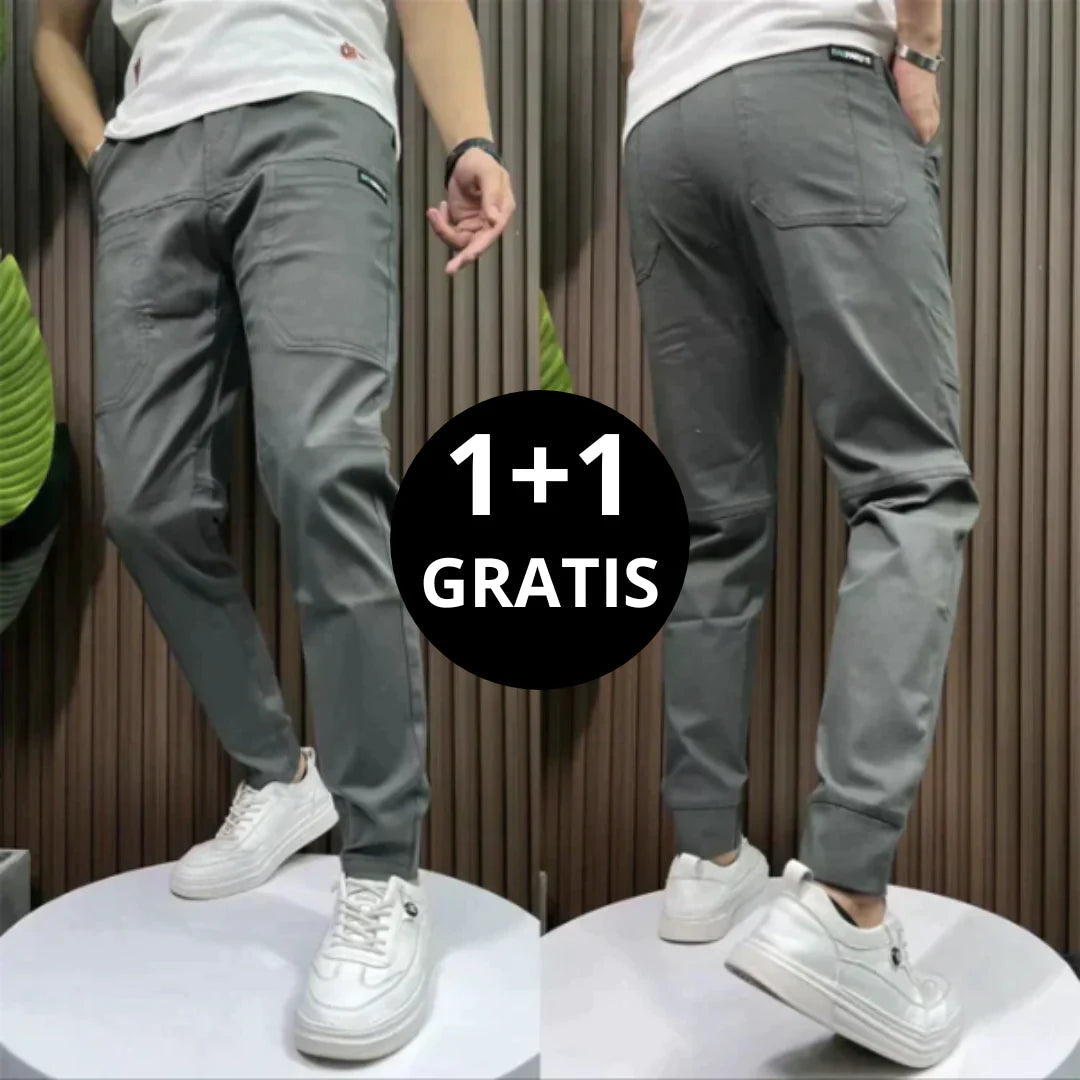 Miro - Pantaloni Cargo Elasticizzati 1+1 GRATIS