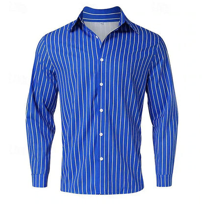 Nathan - Camicia Casual a Maniche Lunghe