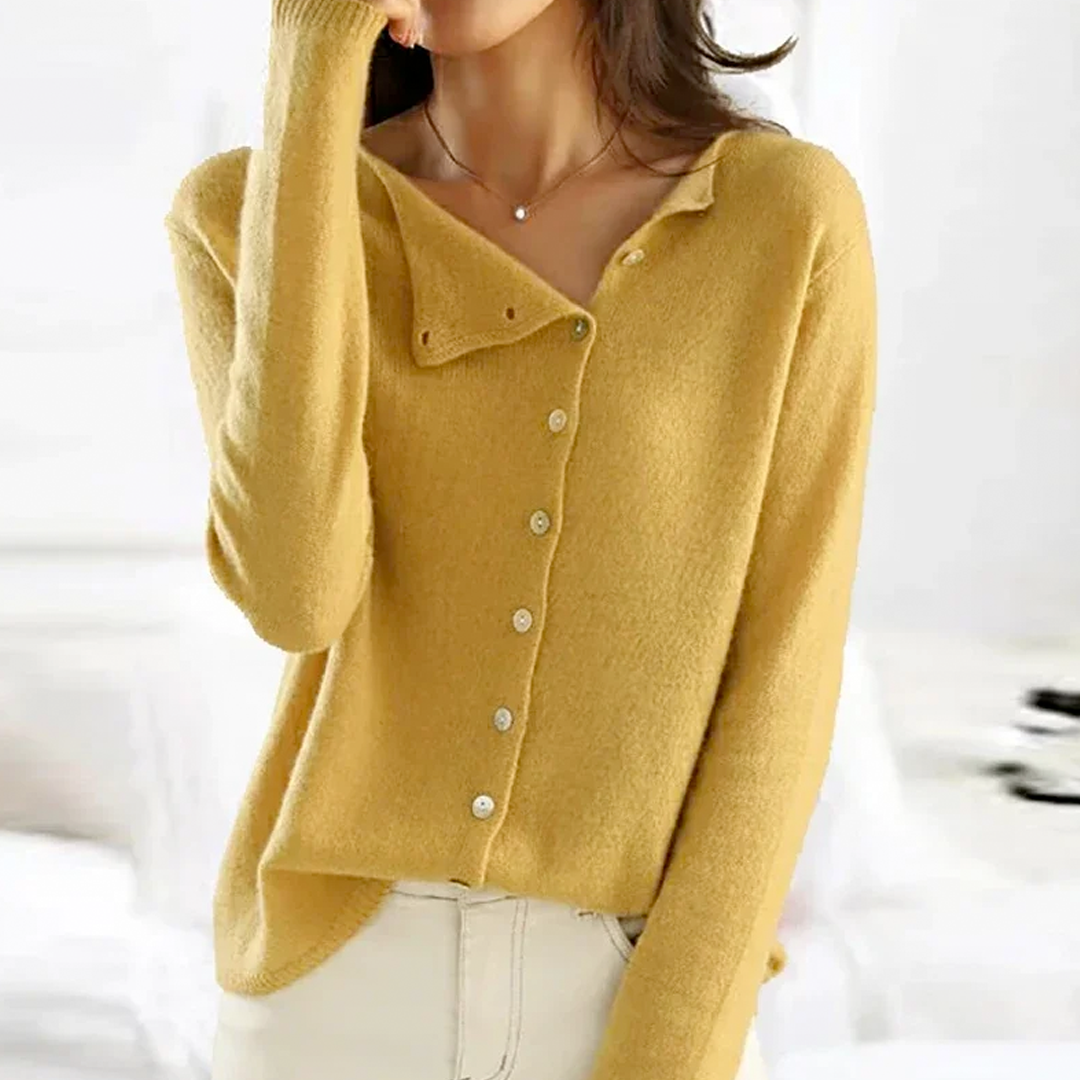 Camille - Elegante cardigan in lana