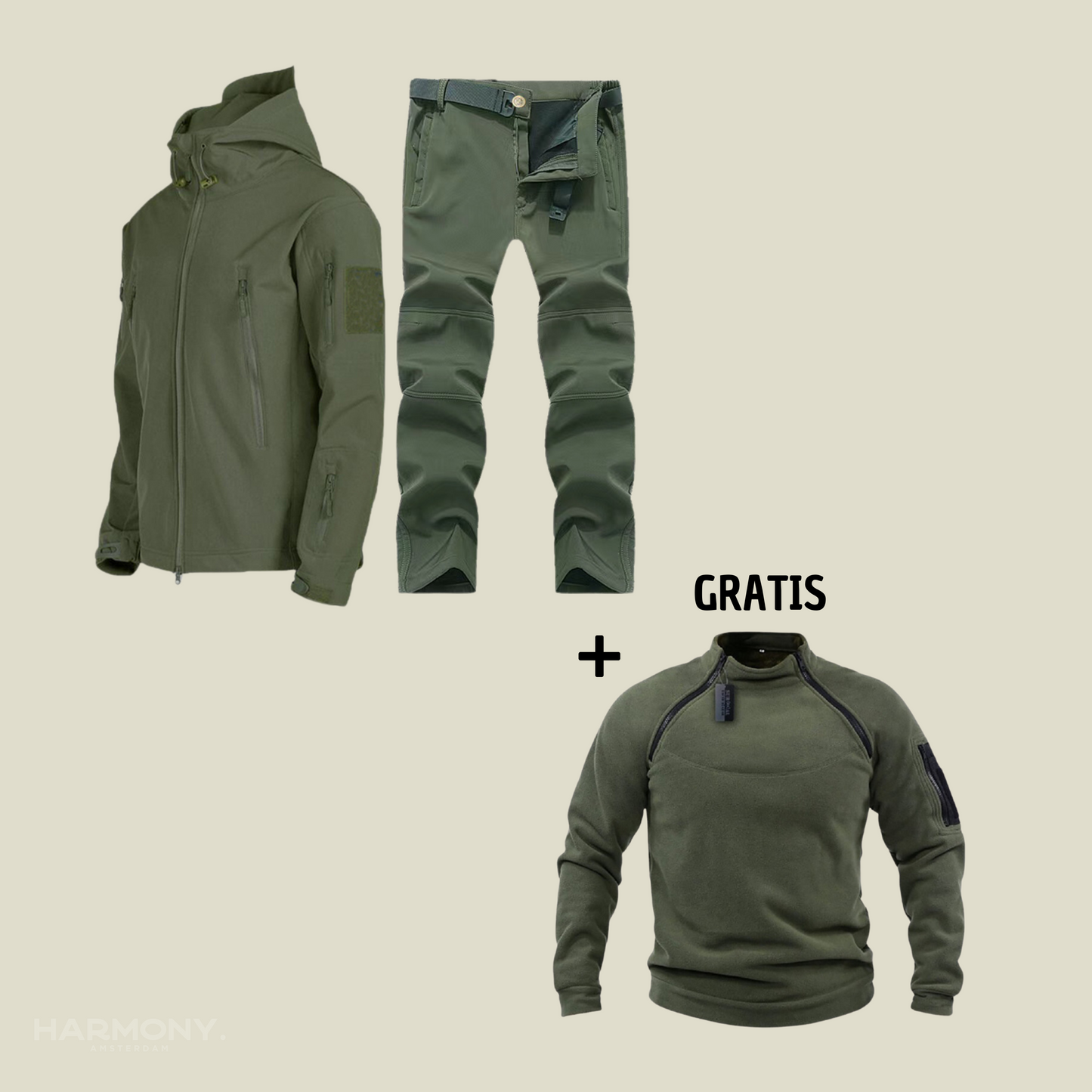 Jorge™ - Tuta Impermeabile Militare + Giacca in Omaggio