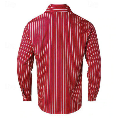 Nathan - Camicia Casual a Maniche Lunghe