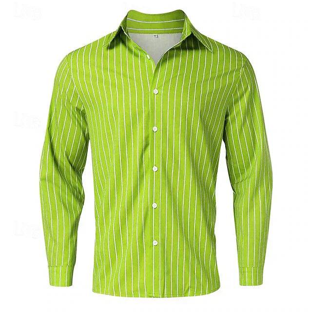 Nathan - Camicia Casual a Maniche Lunghe