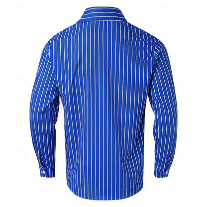 Nathan - Camicia Casual a Maniche Lunghe